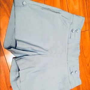 Sky Blue High Waisted Shorts